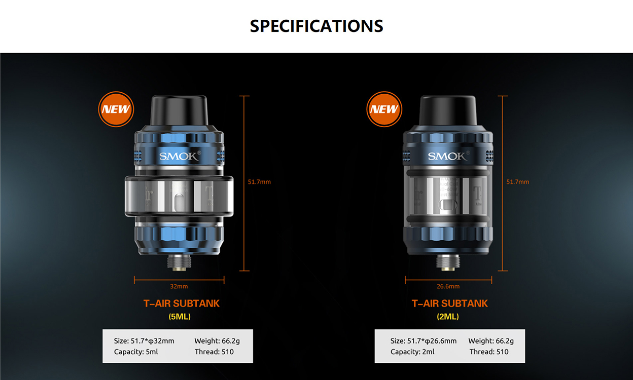 Smok T-Air Subtank Zerstäuber