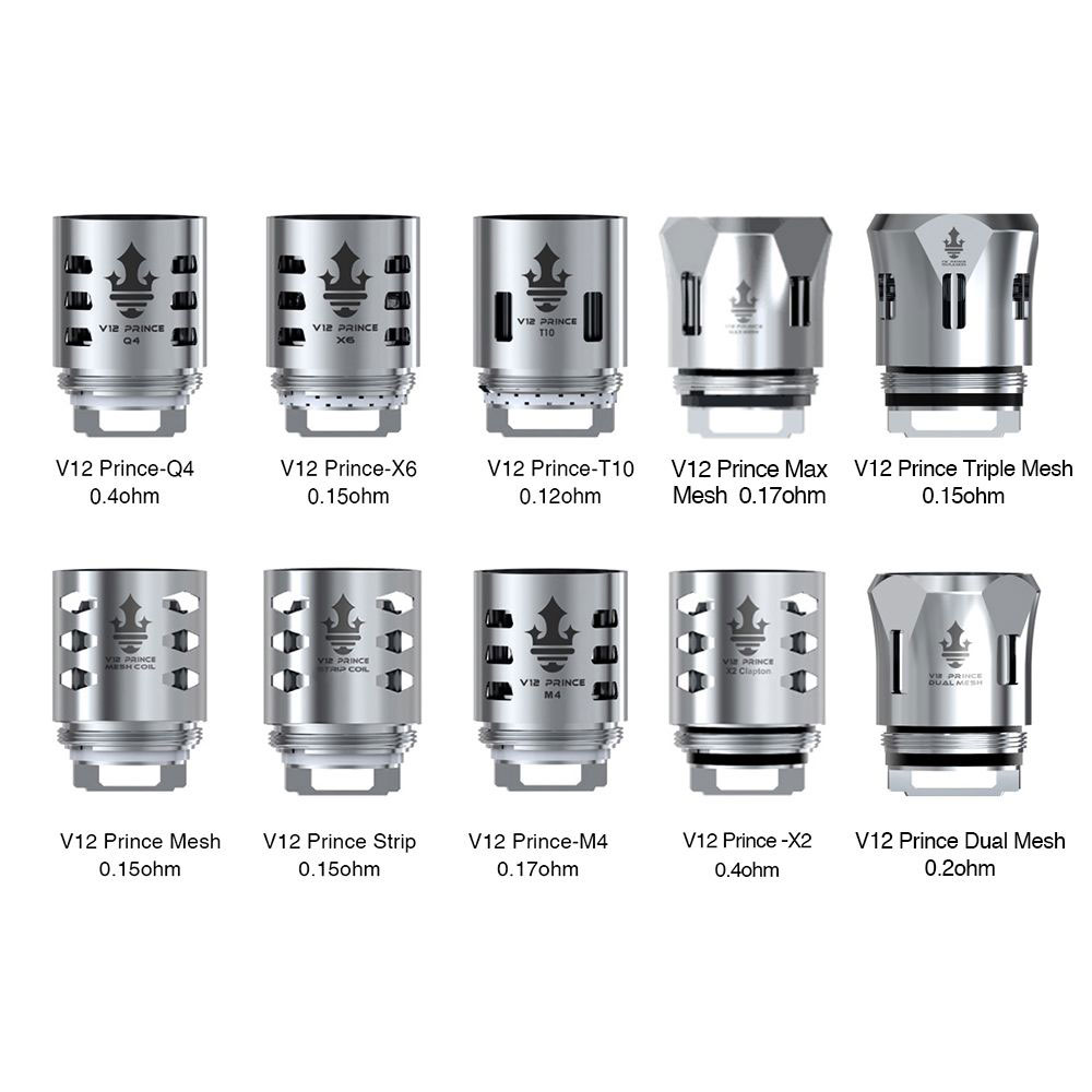[Global-CN02] Smok V12 Prince Coil for X-priv kit, TFV12 Prince Tank, Stick Prince Kit(3pcs/pack)-CigBest