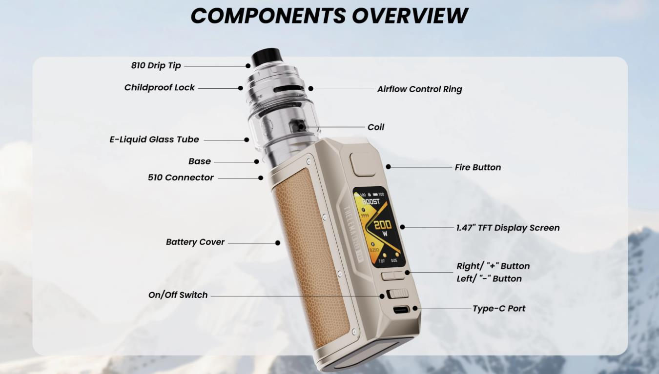 Lost Vape Thelema Q200 Pro Mod Kit