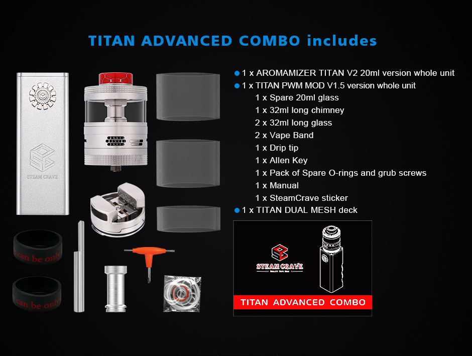 Steam Crave Titan-Kombi-Kit
