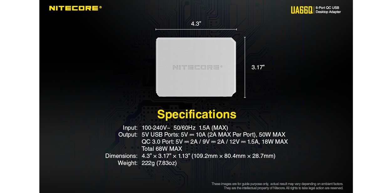 NiteCore UA66Q-Adapter