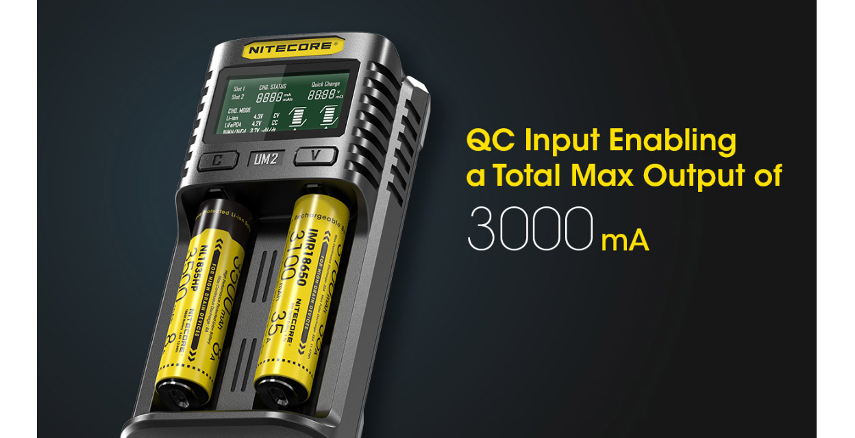 Nitecore UM2 USB-Ladegerät