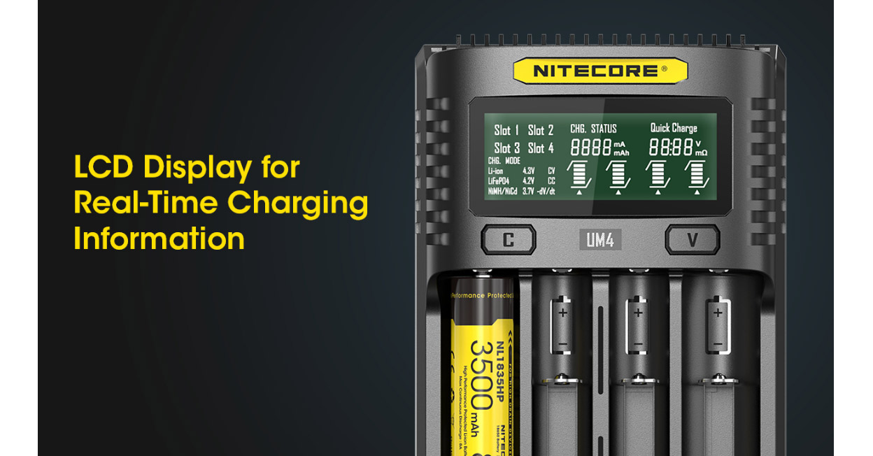 Nitecore UM4 USB-Ladegerät