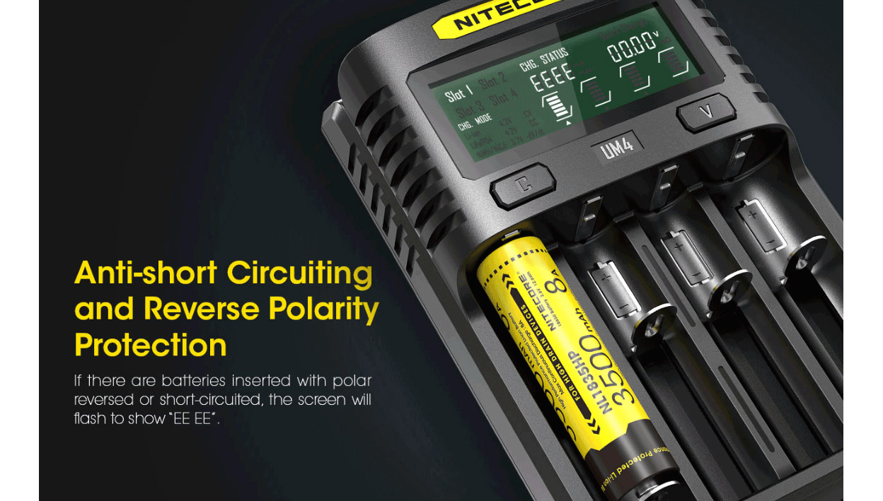 Nitecore UM4 USB-Ladegerät