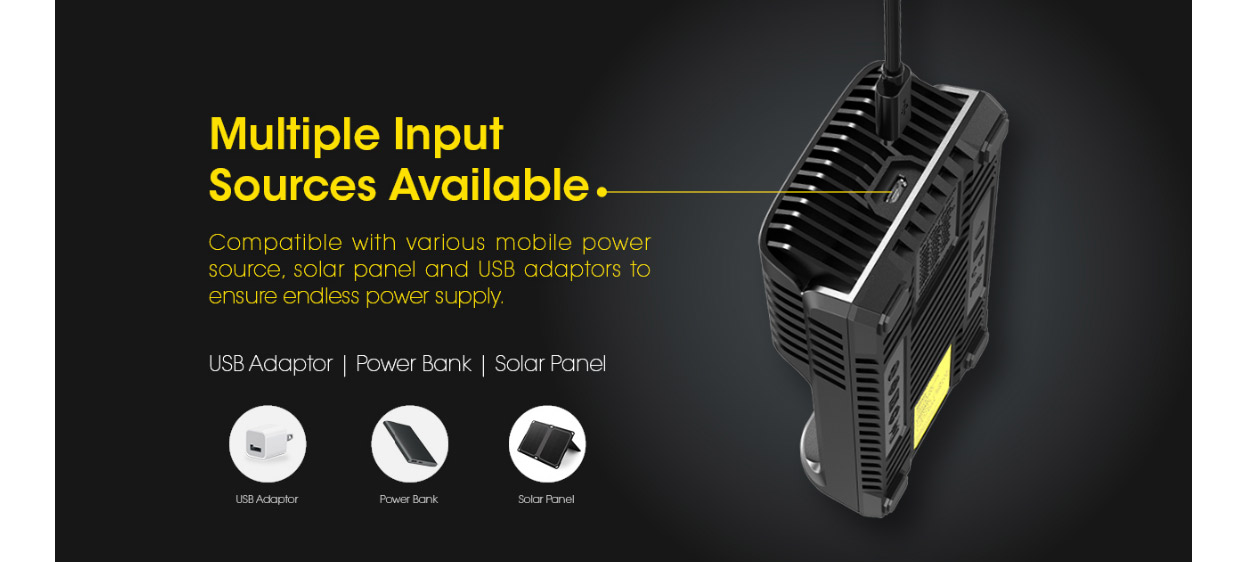 Nitecore UMS2 USB-Ladegerät