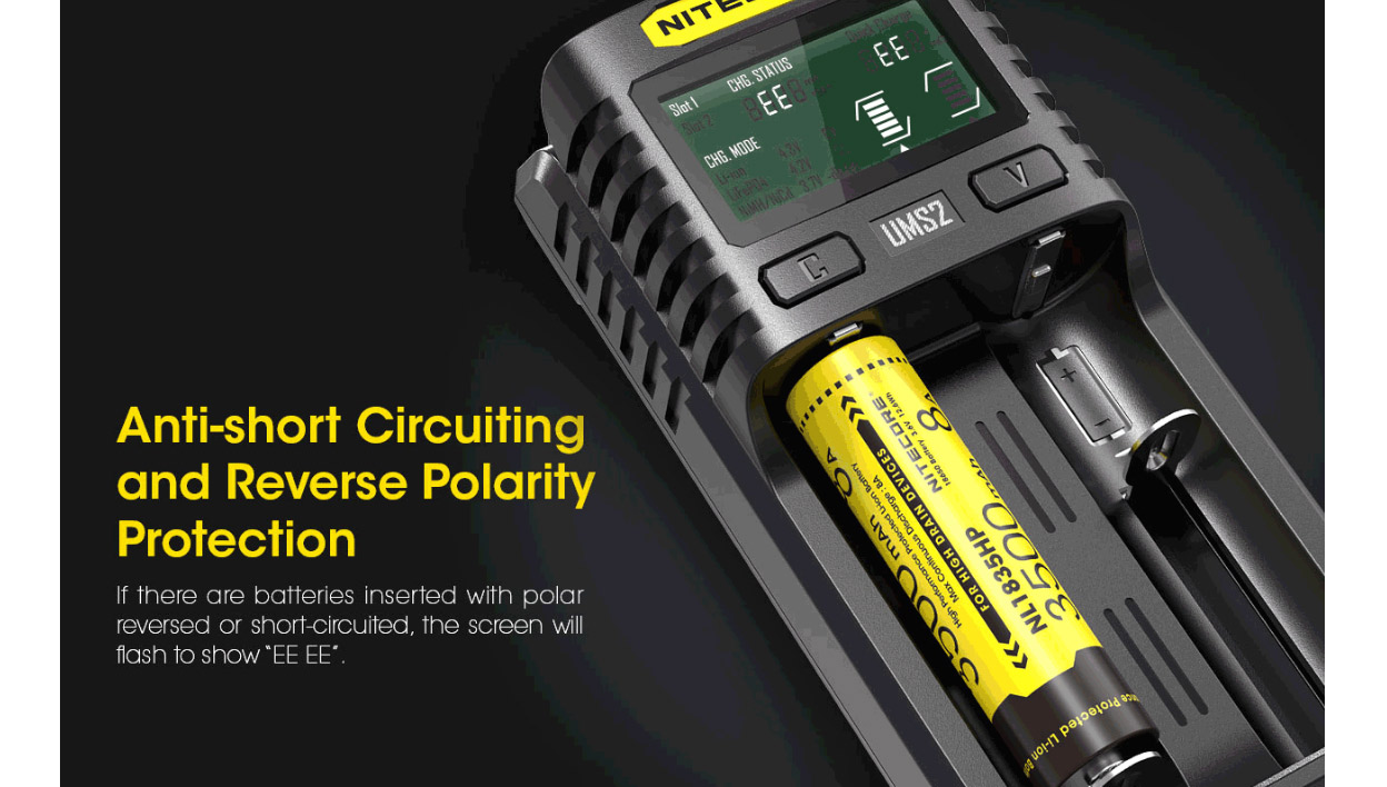 Nitecore UMS2 USB-Ladegerät