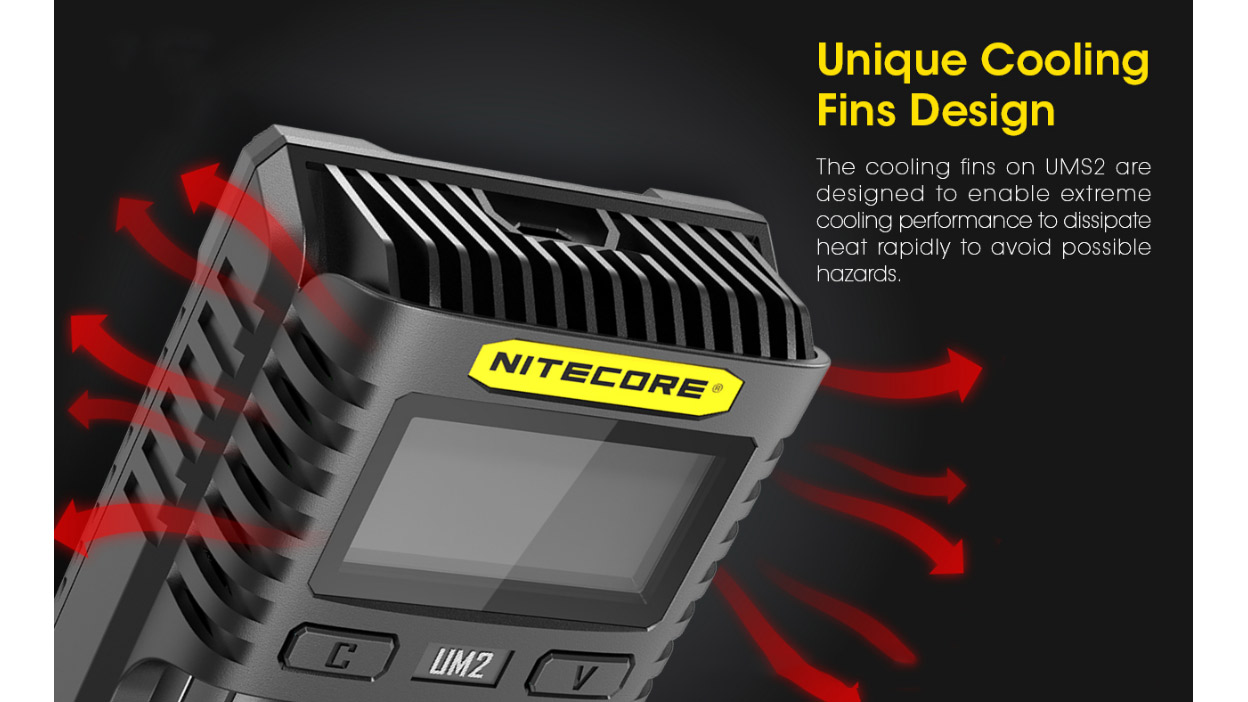 Nitecore UMS2 USB-Ladegerät