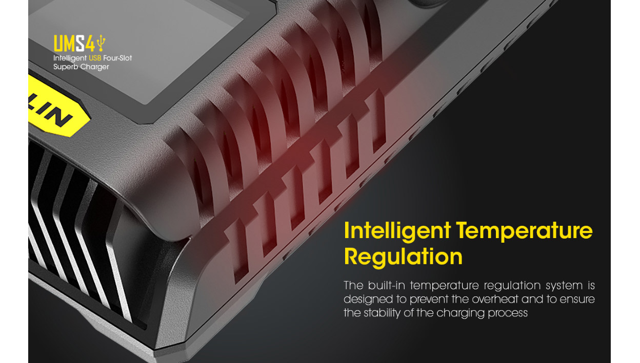 Nitecore UMS4 USB-Ladegerät