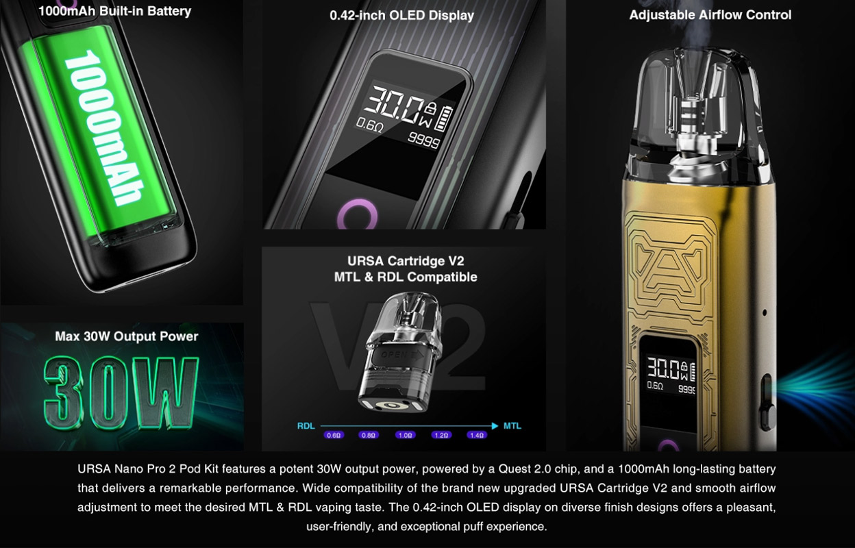 Kit Ursa Nano Pro 2 di Lost Vape