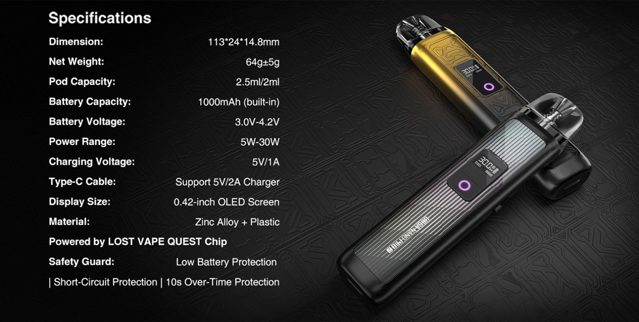 Kit Ursa Nano Pro 2 di Lost Vape