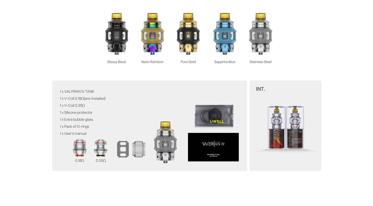 Uwell Valyrian 4 Sub-Ohm-Tank