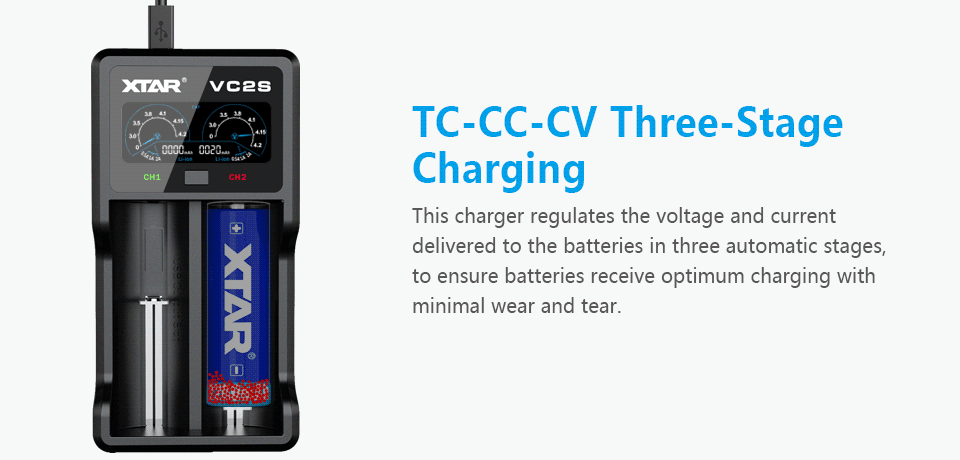Xtar VC2S Ladegerät