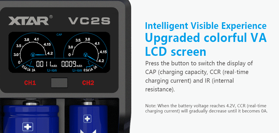 Xtar VC2S Ladegerät