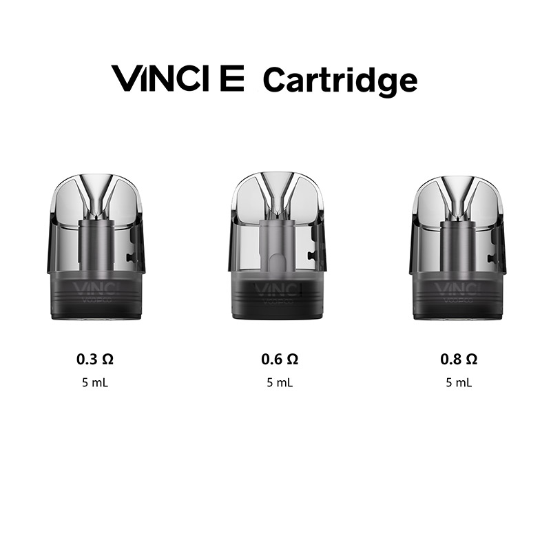 VOOPOO VINCI E Series Pod Cartridge for the Argus E40 Kit, VINCI E80 Kit & E120 Kit (2pcs/pack)