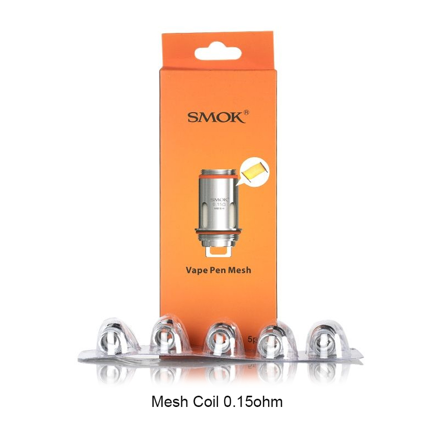 [Global-CN02] Smok Vape Pen Coils for Smok Vape Pen 22 Kit, Vape Pen Tank, Vape Pen Plus Kit, Vape Pen V2 Kit(5pcs/Pack)-CigBest