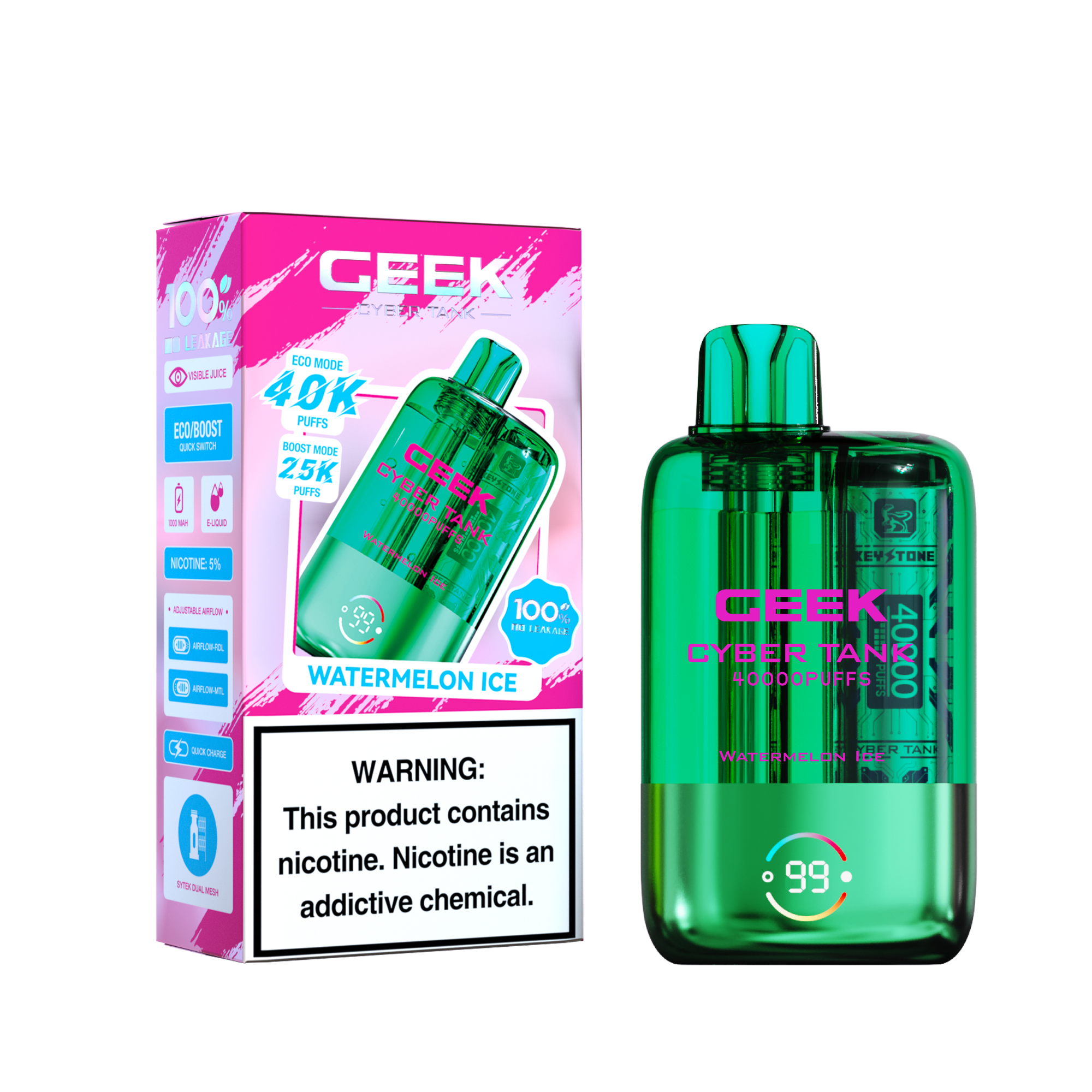 [Europe-PL01] KEYSTONE Geek Cyber Tank 40000 Kit 20ml