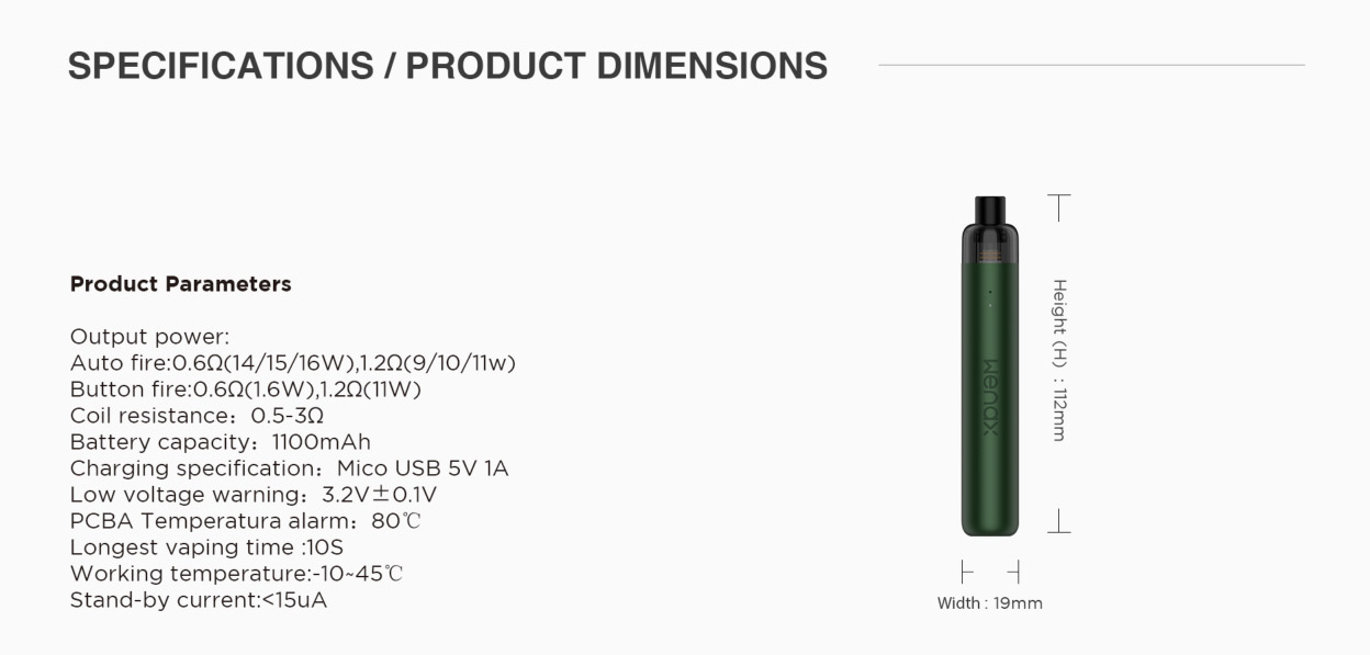 Kit stilo Geekvape Wenex