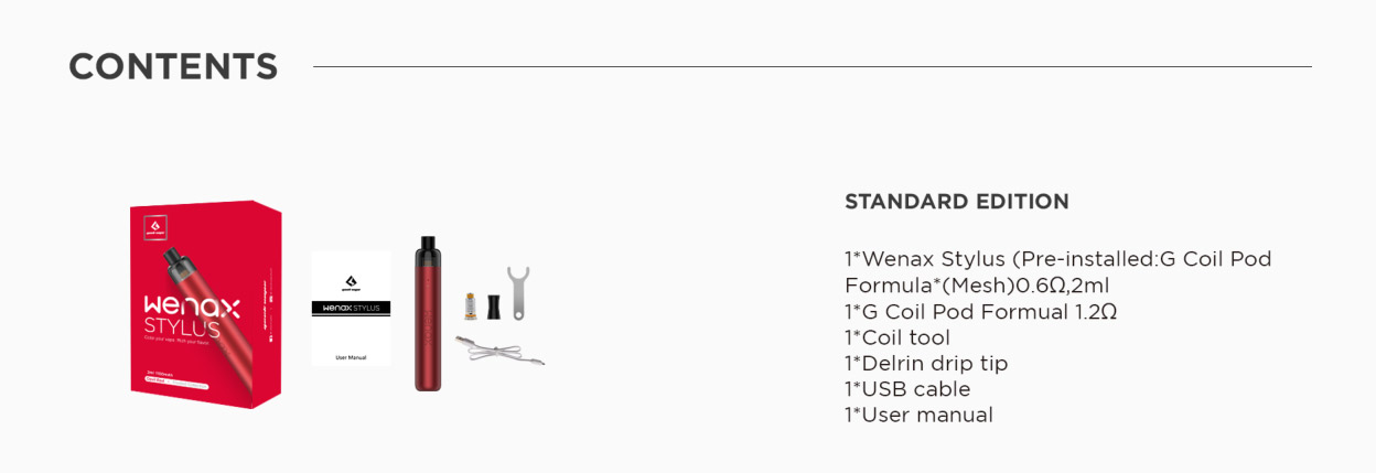 Kit stilo Geekvape Wenex