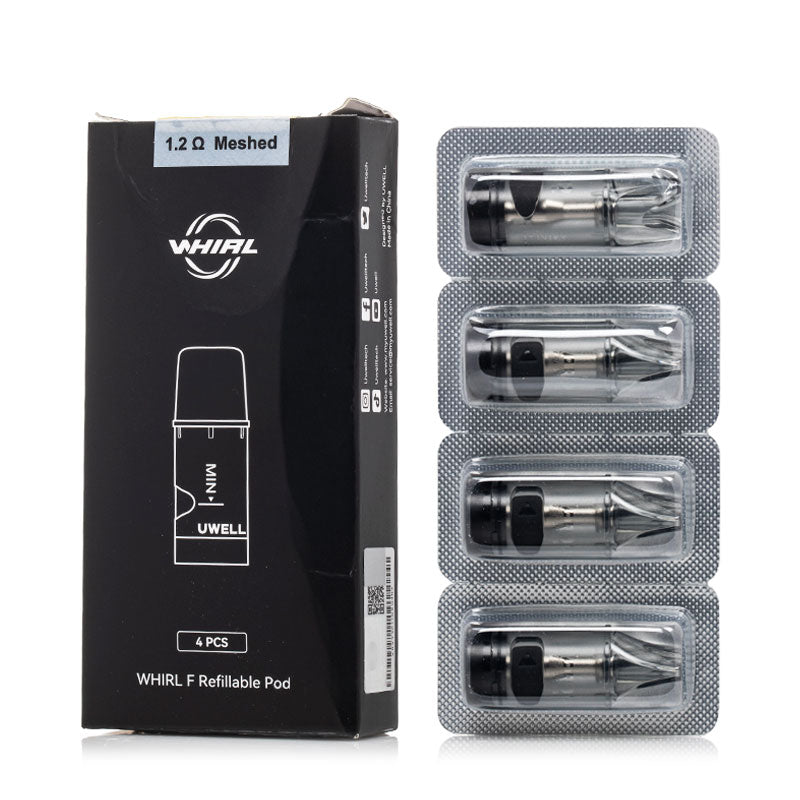 [Global-CN02][Clearance] UWELL Whirl F Refillable Pod Cartridge 2ml (4Pcs/Pack)-CigBest