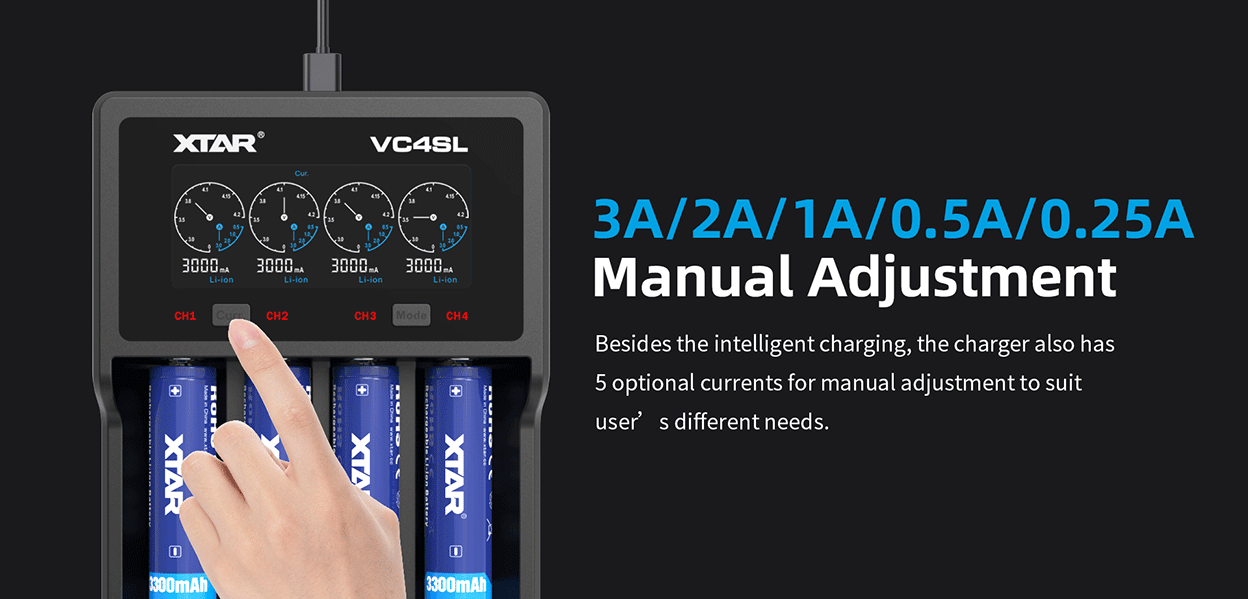 Xtar VC4SL Ladegerät