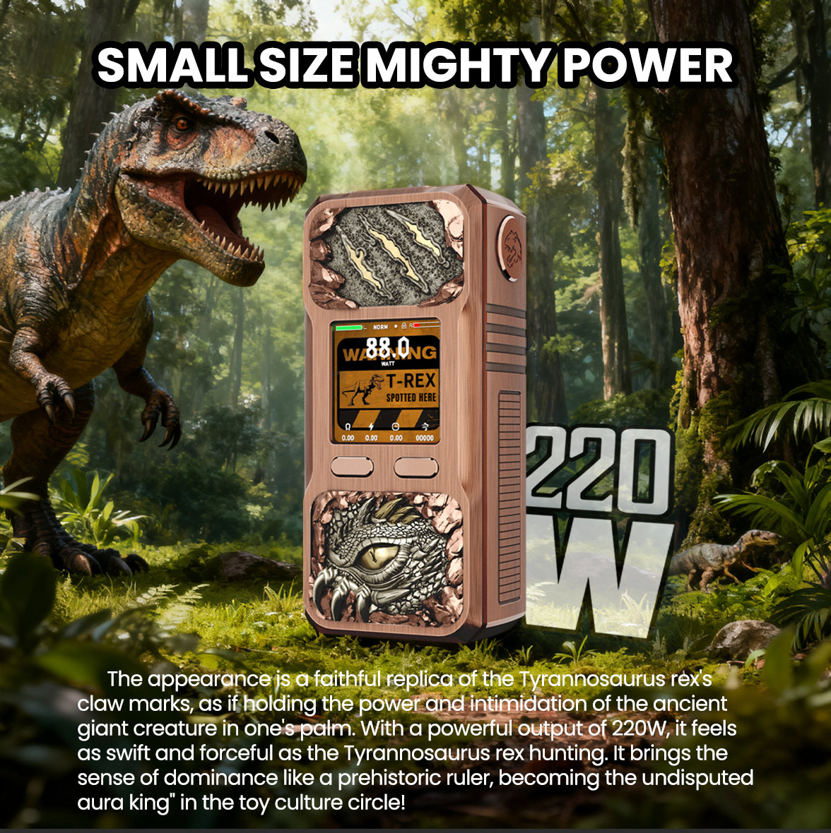 BD Vape Mod Rayden 220 Box Mod