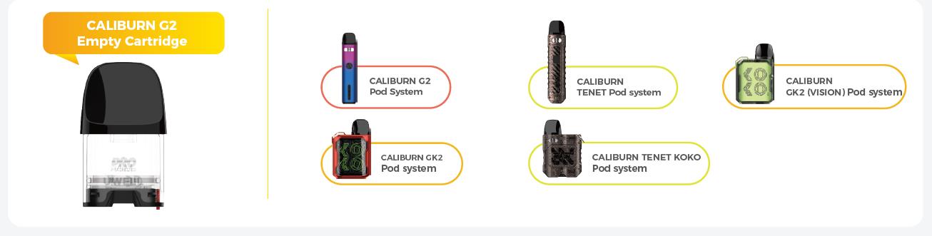Uwell Caliburn G2 Empty Pod