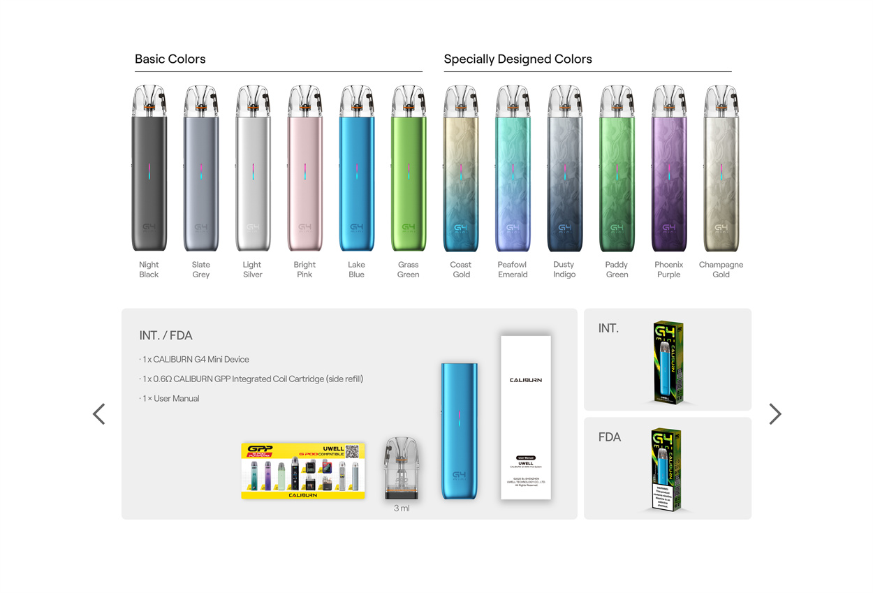 Uwell Caliburn G4 Mini Pod