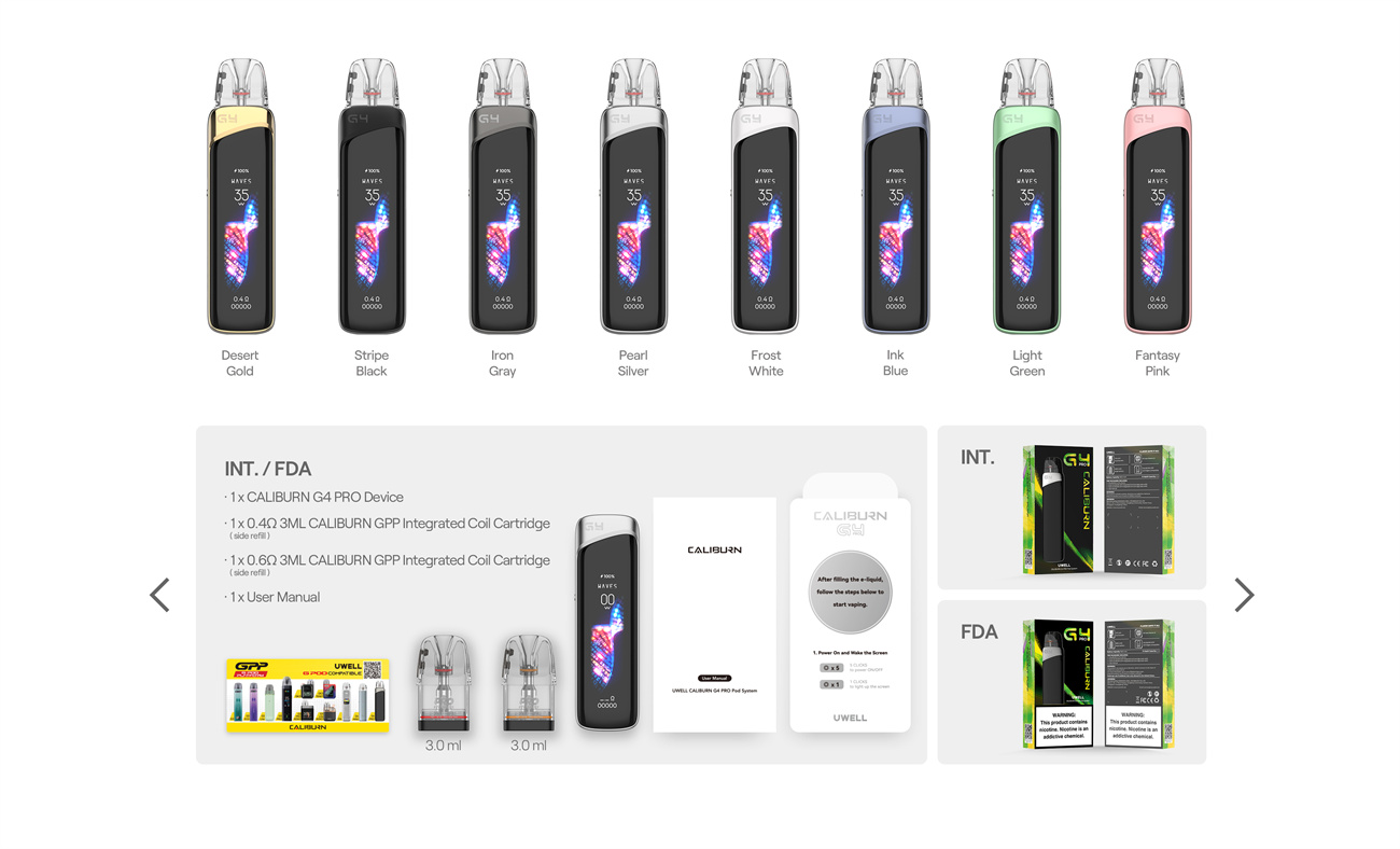 Uwell Caliburn G4 Pro Pod