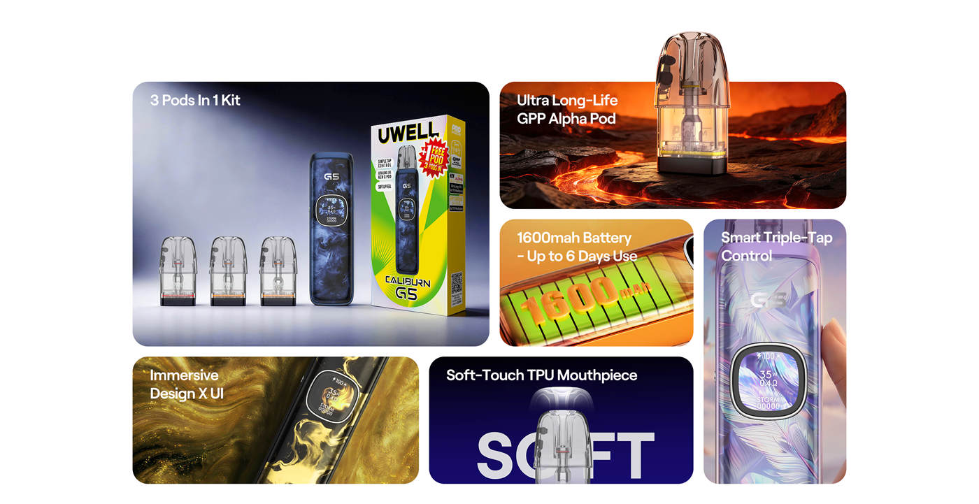 Uwell Caliburn G5 Pod Kit