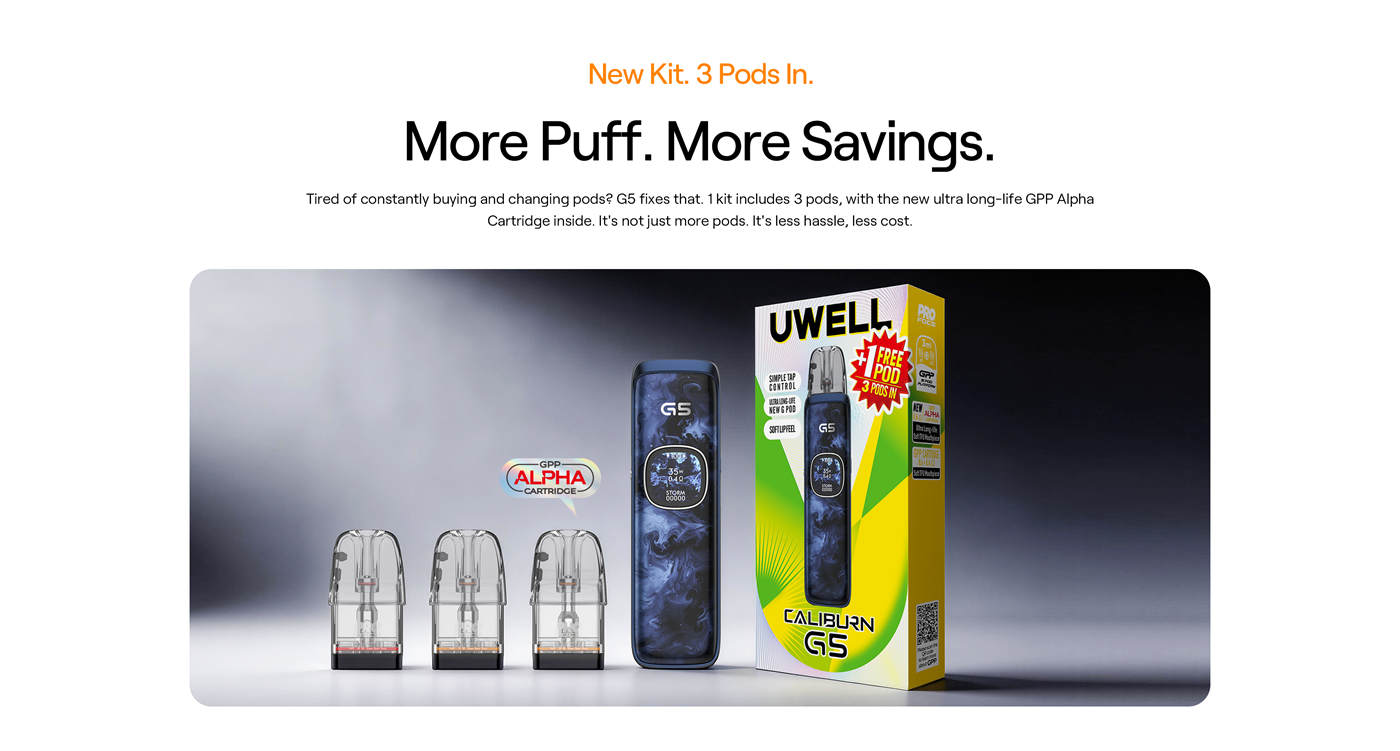 Uwell Caliburn G5 Pod Kit