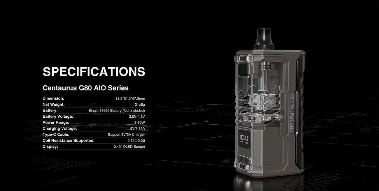 Kit Centaurus G80 AIO Lost Vape
