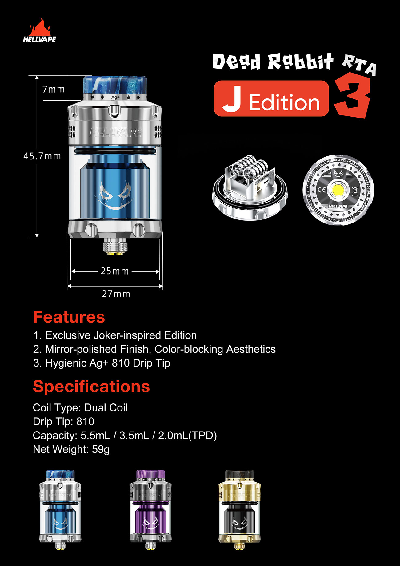 Hellvape Dead Rabbit 3 RTA