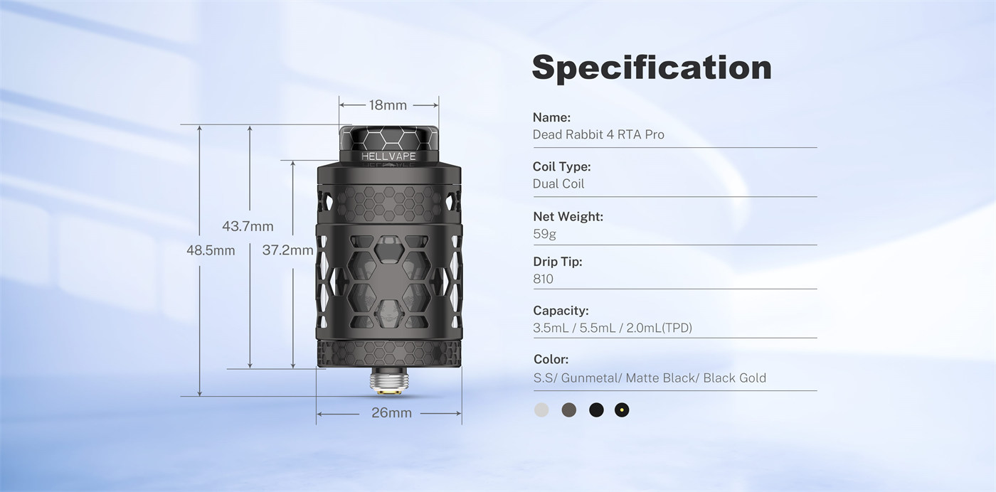 Hellvape Dead Rabbit 4 RTA Pro