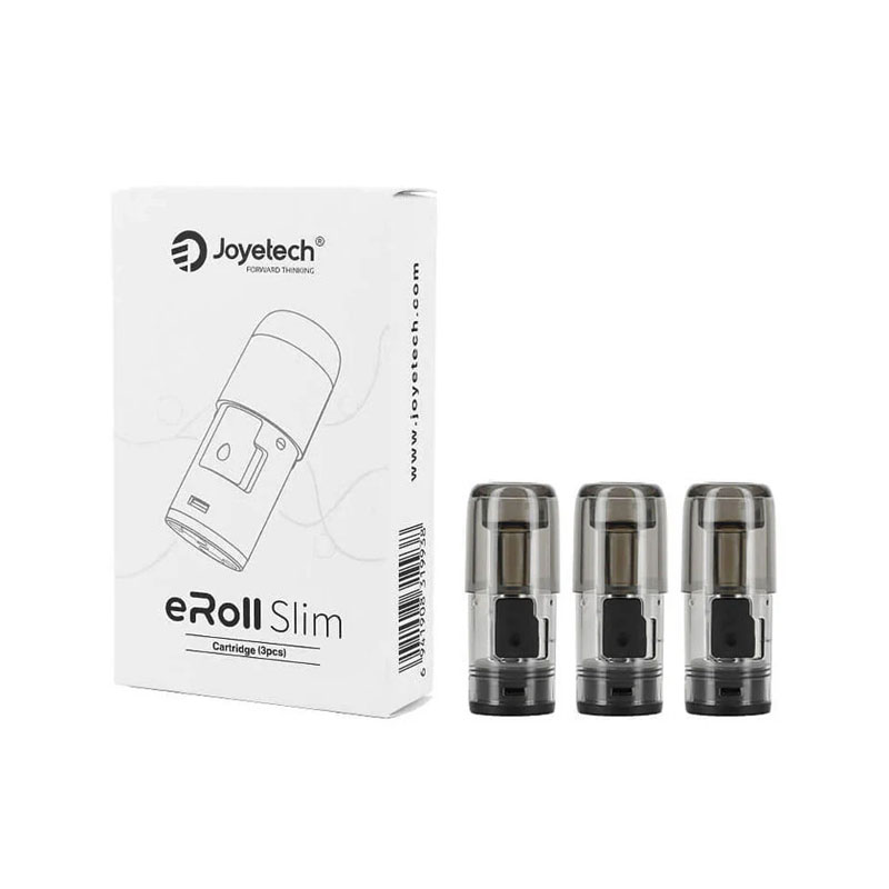 [Global-CN02] Joyetech eRoll Slim / eGo Slim Pod Cartridge Without Drip Tip 2ml (3pcs/pack)-CigBest