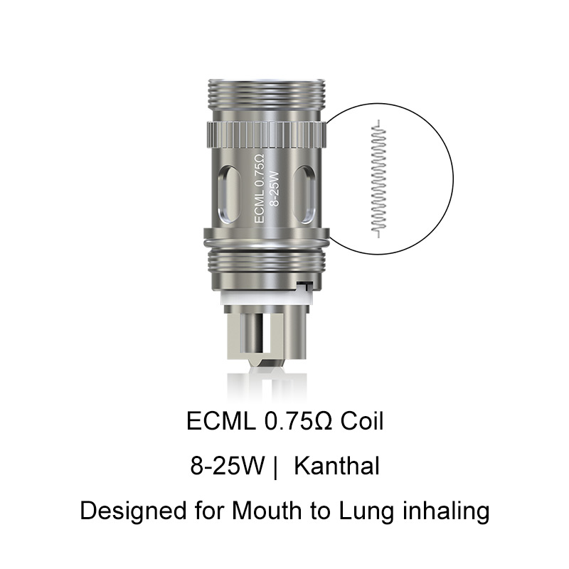 [Global-CN02] Eleaf EC Series Coil Heads for Eleaf iJust S/ iJust 2/ 2 Mini/ iJust ECM Tank, Melo/ Melo 2/ Melo 3/ Melo 3 Mini/ Melo 3 Nano/ Melo 4/ Melo 5/ Melo 6 Tank, Lemo 3, Atlantis & Atlantis 2 