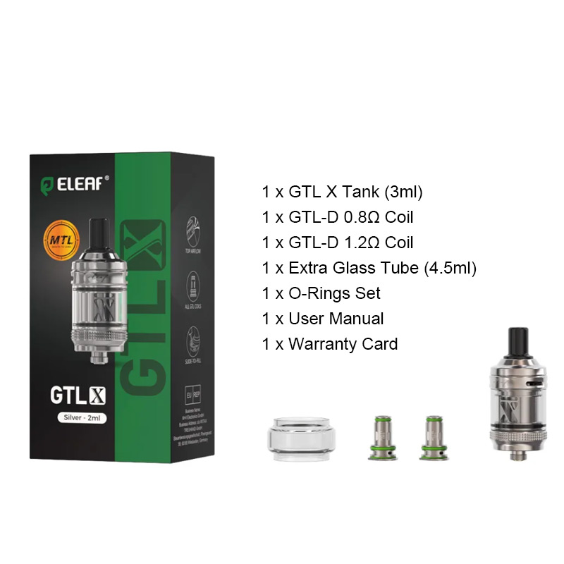 Eleaf GTL X MTL Tank 3ml