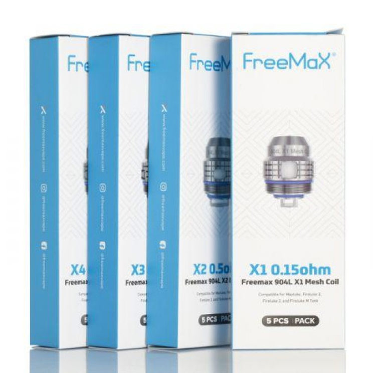 [Global-CN02] Freemax 904L X Mesh Coil for Fireluke 2,Fireluke 3,Twister Fireluke 2,Fireluke Mesh Tank,Maxluke Tank,Fireluke M Tank,Fireluke 4 Tank (5pcs/pack)-CigBest