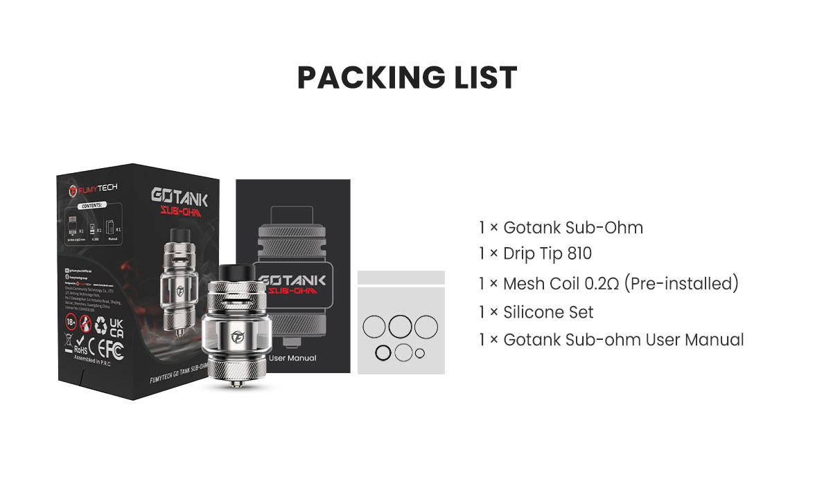 Fumytech GO Tank Sub Ohm Tank