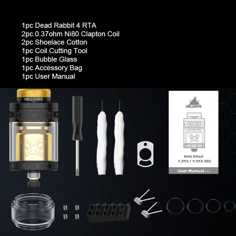 Hellvape Dead Rabbit 4 RTA Tank Atomizer 5.5ml (26mm)