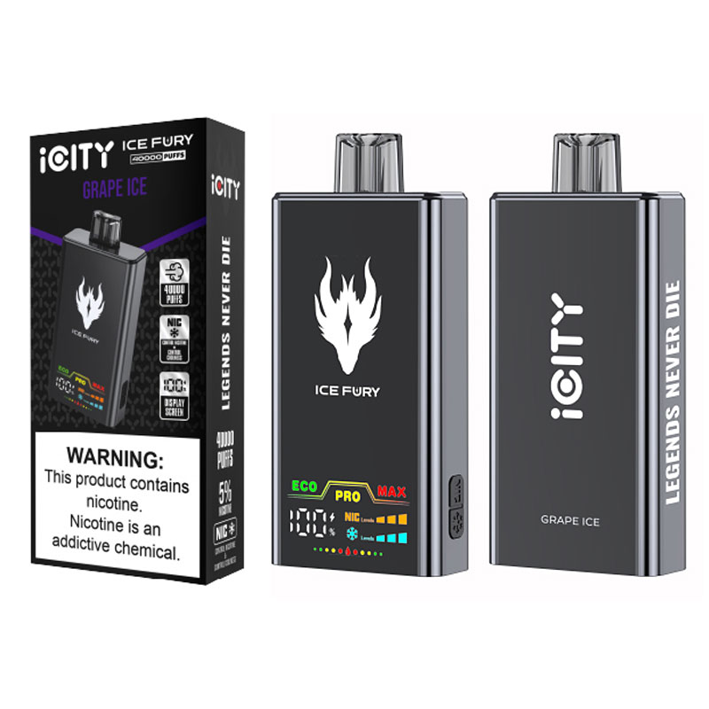 iCity ICE FURY Disposable Vape Kit 900mAh 26ml (40000 Puffs)