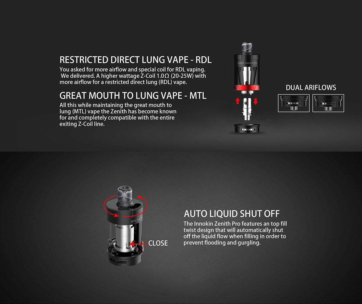 INNOKIN Zenith Pro Tank-Zerstäuber