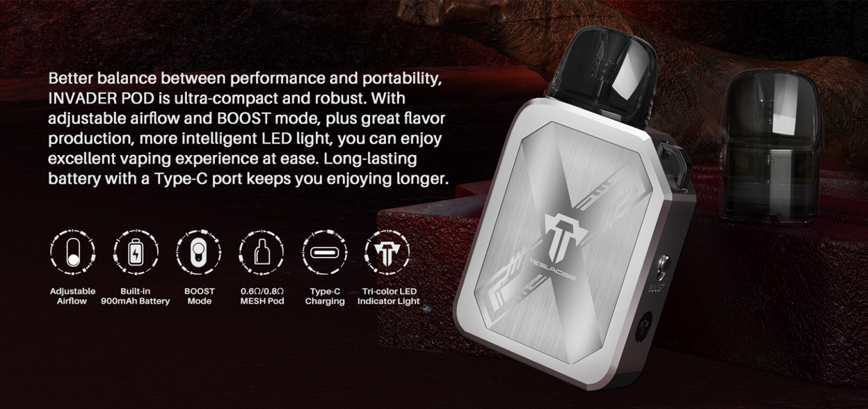 Teslacigs Invader Pod Kit