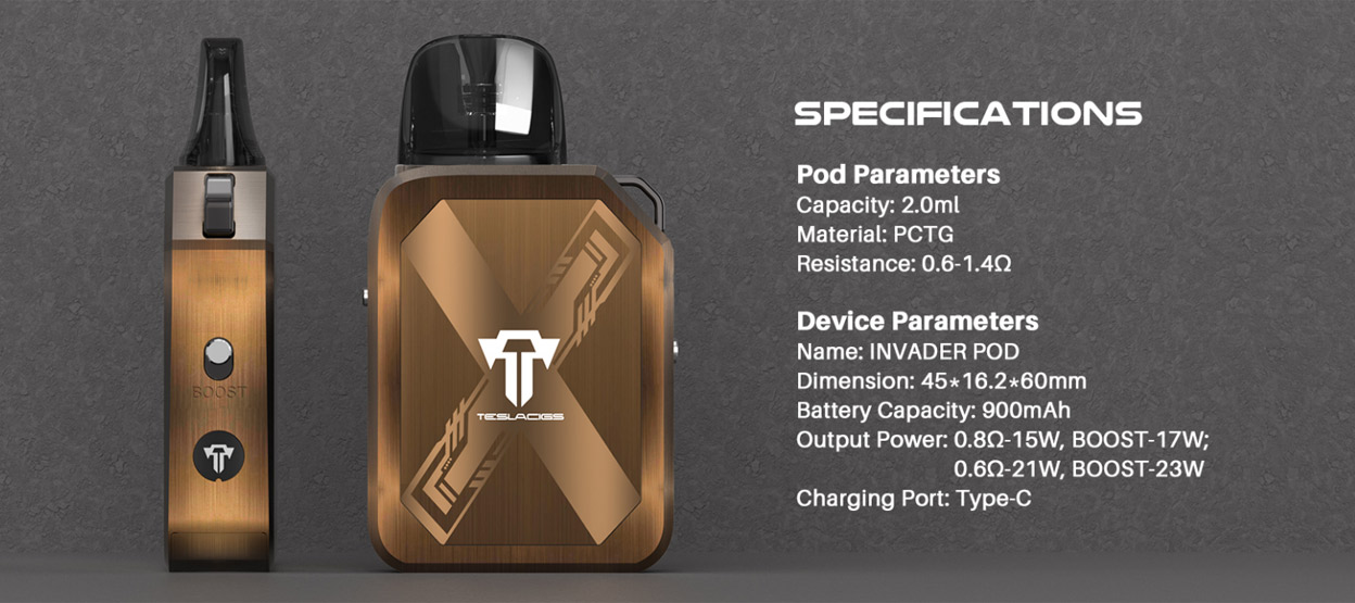 Teslacigs Invader Pod Kit