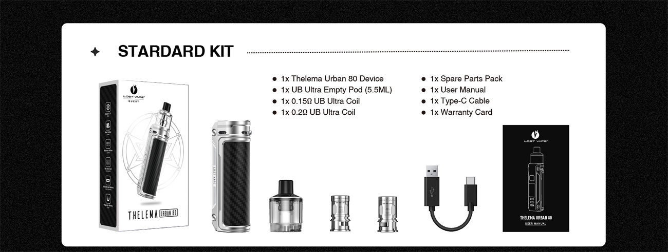 Lost Vape Thelema Urban Pod Kit