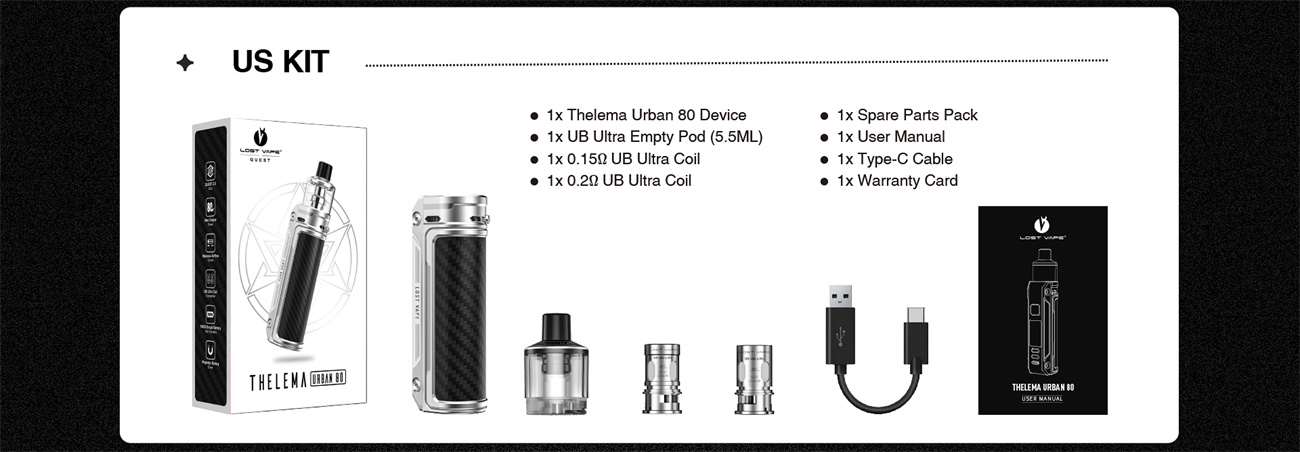 Lost Vape Thelema Urban Pod Kit
