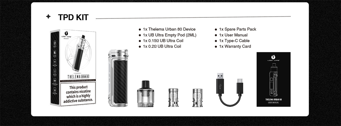 Lost Vape Thelema Urban Pod Kit