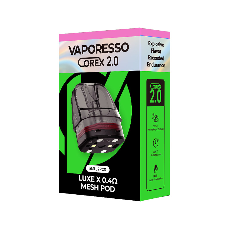 [Global-CN02][New] Vaporesso LUXE X / LUXE XR / LUXE XR Max / LUXE X PRO / LUXE X2 Pod Cartridge 5ml (2pcs/pack)-CigBest