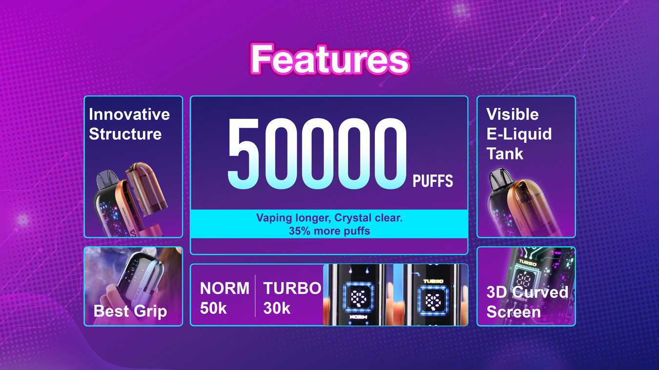 Nexa Ultra Einweg-E-Zigarette für 50.000 Züge