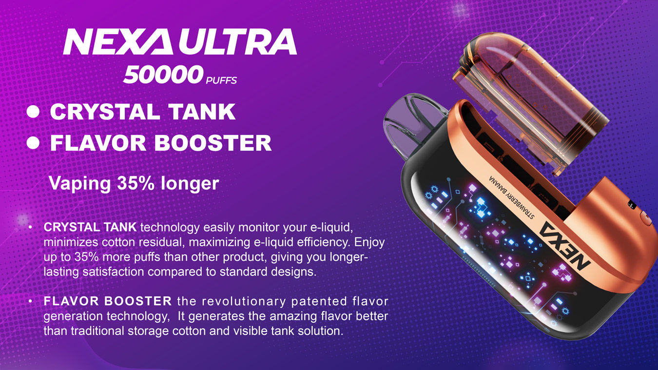 Nexa Ultra Einweg-E-Zigarette für 50.000 Züge