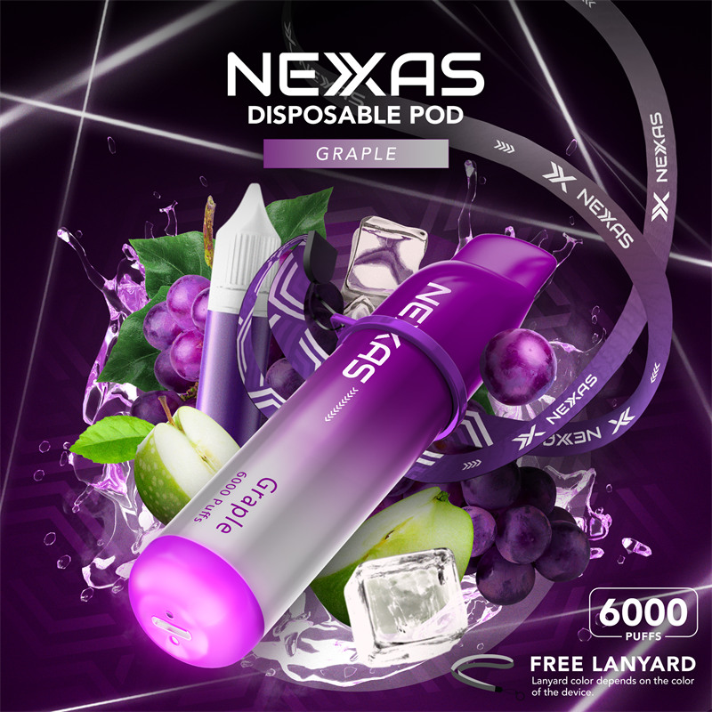 [Global-CN02] Nexas 6000 Puffs Disposable Vape Kit 600mAh 12ml